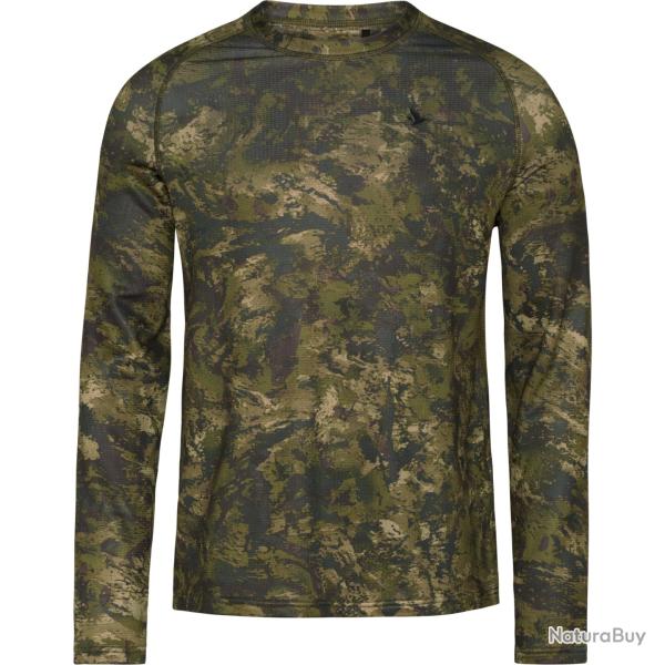 T-SHIRT SEELAND ACTIVE CAMO L/S TAILLE M NEUF