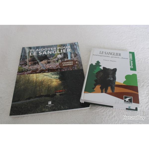 Lot 2 livres sanglier