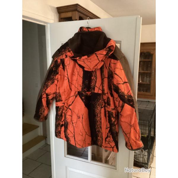Veste homme orange jumfil modle derek 3xl