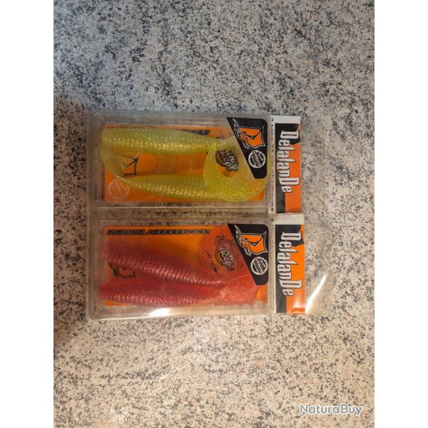 Lot 4 leurre souple delalande