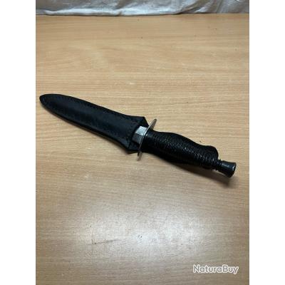 Ancien Poignard Dague LE COMMANDO INOX Super Nogent Parachutiste INDO 