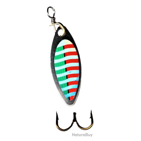 Cuiller tournante pour truites, perches et autre carnassiers - CTM13 - 2.90  gr. -