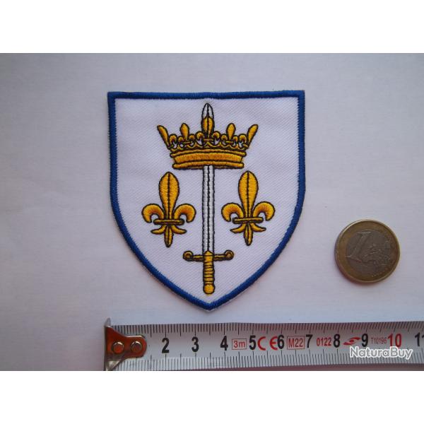 cusson blason Jeanne d'Arc 7.7 cms x 7 insigne tissu collection