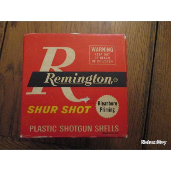 1 BOITES DE CARTOUCHES  REMINGTON RARE 12/70
