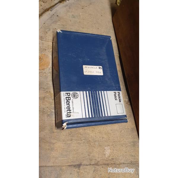 Bo�te carton pistolet Beretta 81 -84  avec notice en 7.65 ou 9mm court