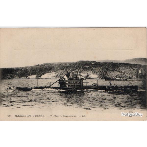 CPA - MARINE DE GUERRE - " ALOSE " SOUS - MARIN N �1425