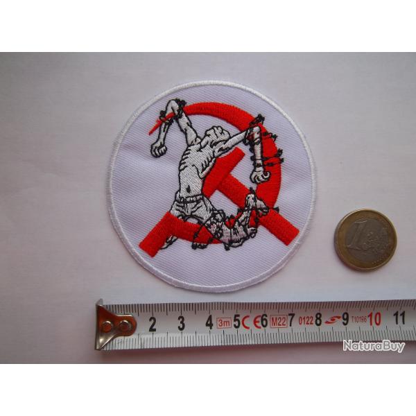 cusson obsolte collection anti communiste insigne tissu