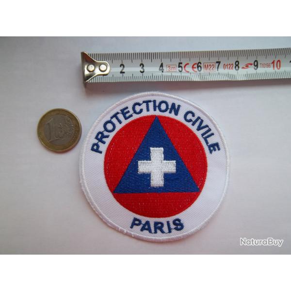 cusson protection civile Paris insigne tissu