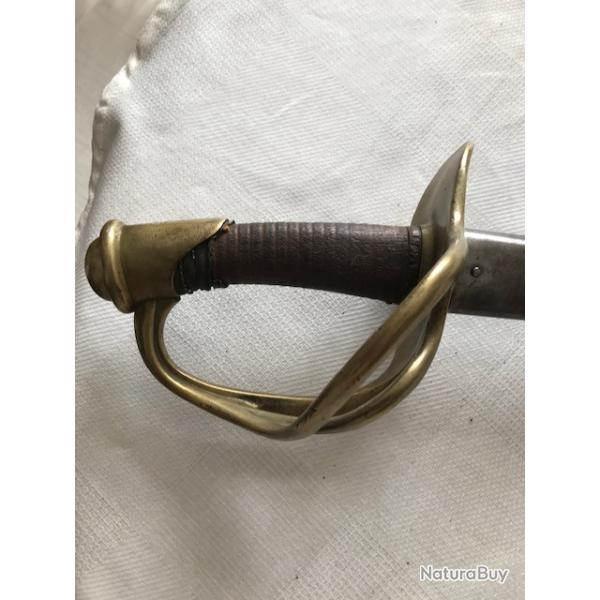 sabre cavalerie legere troupe model 1882