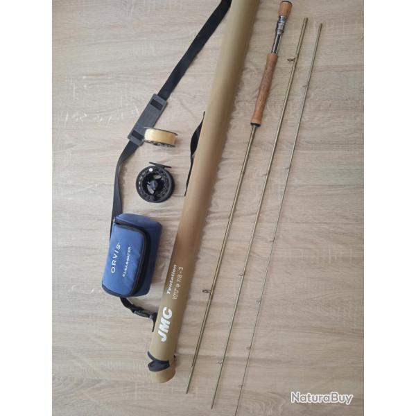 A saisir ! Ensemble mouche , p�che en reservoir .