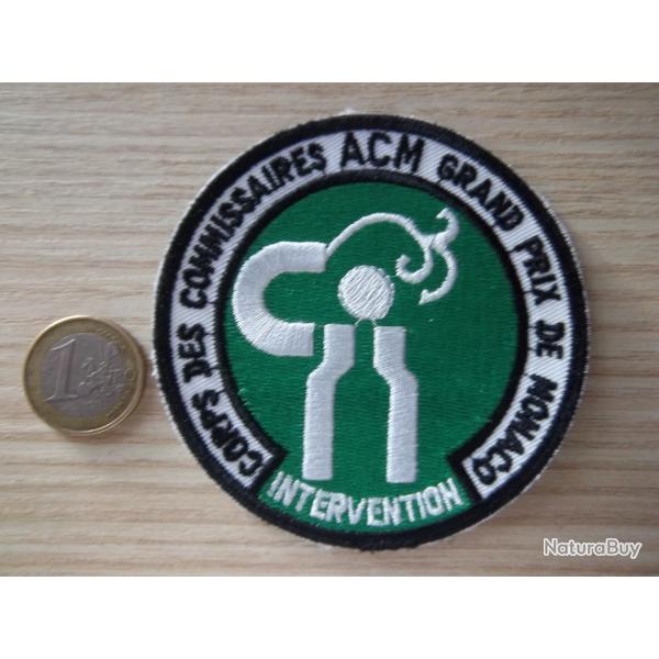 rare ! �cusson corps des commissaires intervention grand prix Monaco insigne collection