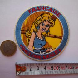 écusson patriotique Française "gauloise idéale" insigne collection