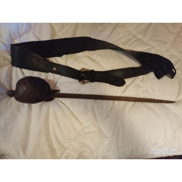 sabre forg + baudrier