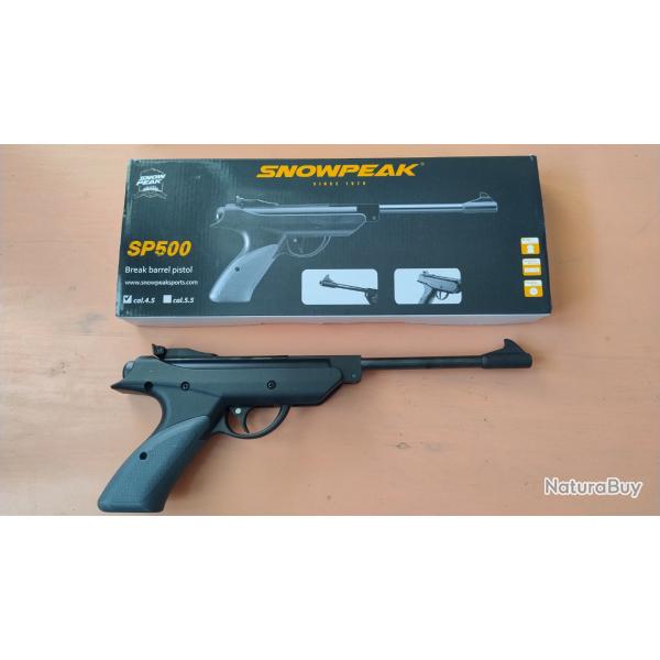 Pistolet a canon basculant Artmis / snowpeak / diana SP500, cal. 4,5 plomb diabolo