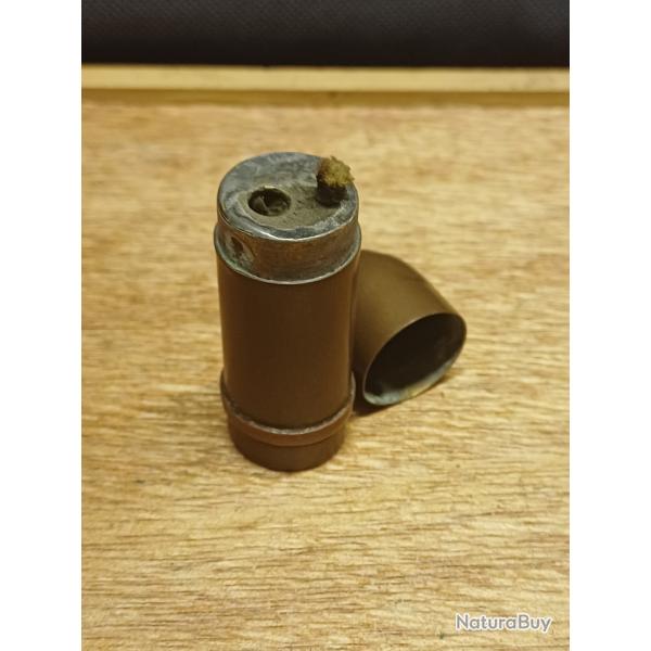 Beau briquet de poilu - art de tranch�e WW1 - douille laiton format cartouche