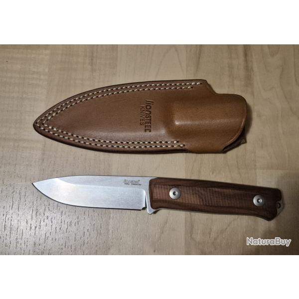 Couteau de survie/bushcraft Lionsteel B40 Wood - Bois Santos