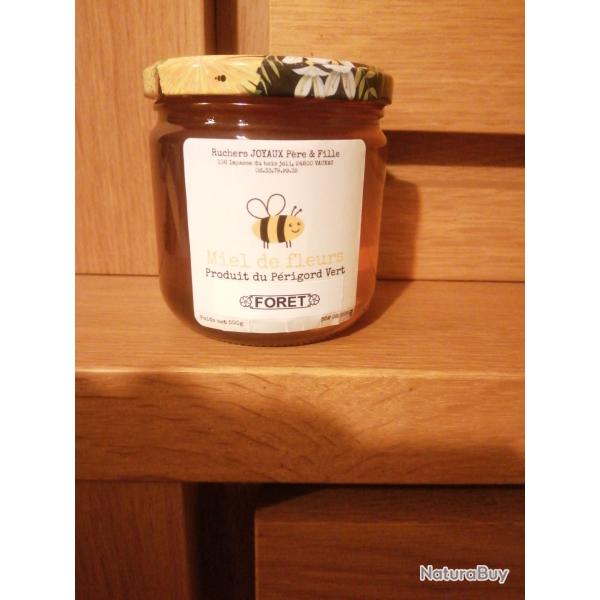 Pot de miel de fleurs de for�t de 500g net