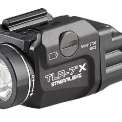 Lampe tactique Streamlight TLR-7 X USB - Switch haut et bas Noir
