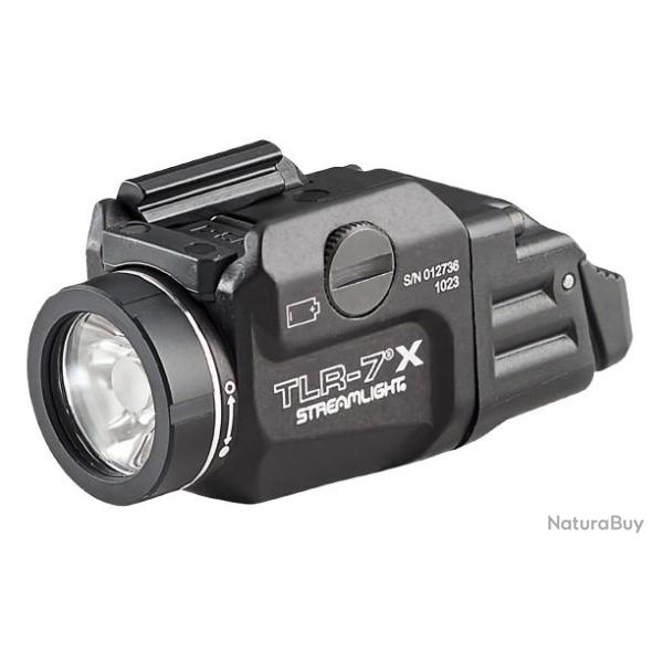 Lampe tactique Streamlight TLR-7 X USB - Switch haut et bas Noir