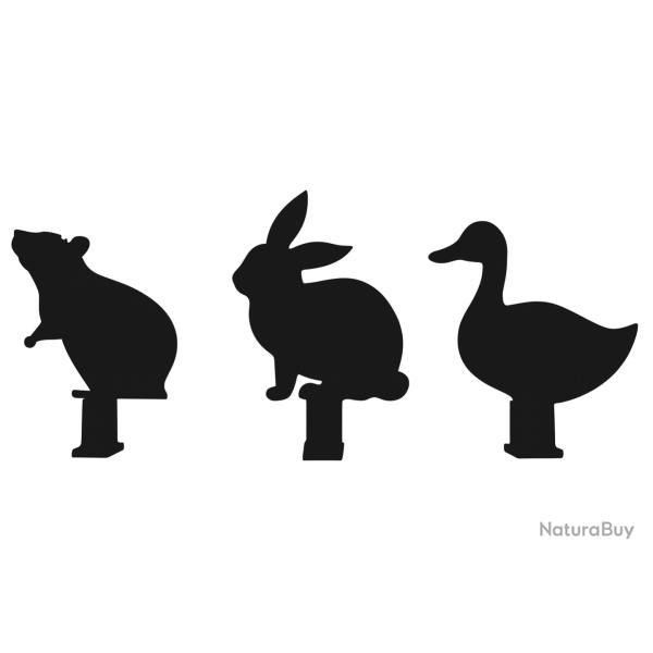 cibles silhouette m�tallique