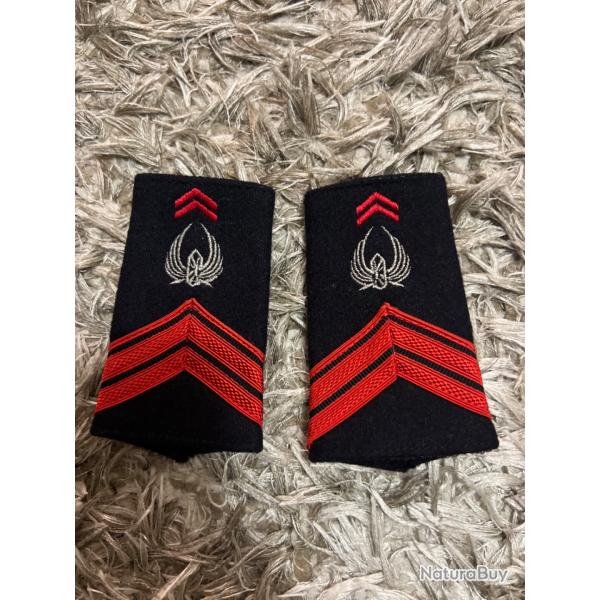 paulettes militaires franaises - Arme du Train - Caporal