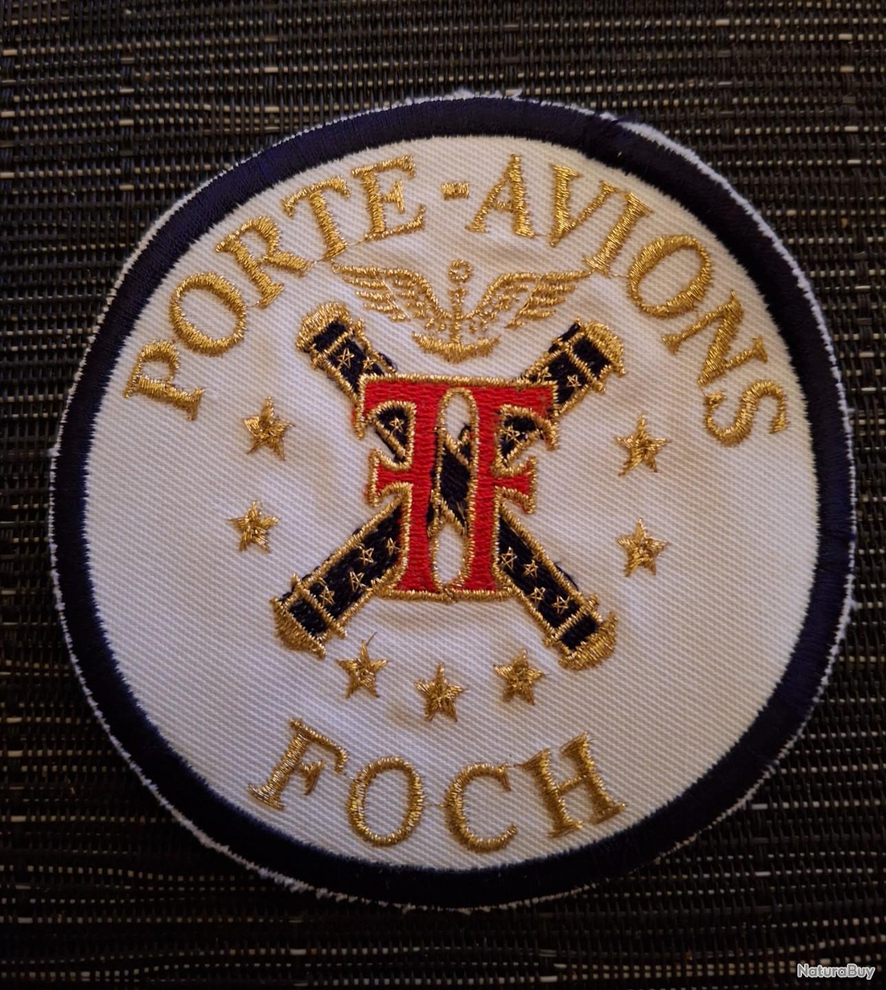 Insigne Marine PORTE AVIONS CLEMENCEAU argenté Aéronavale