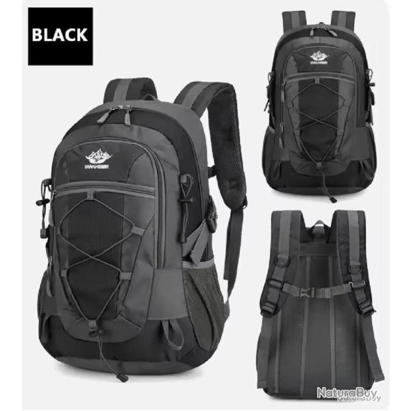 SAC � DOS 35L - NOIR - LIVRAISON GRATUITE