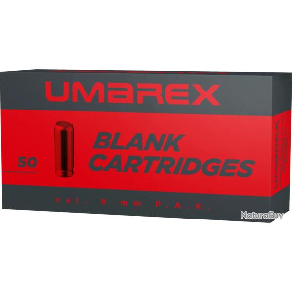 Munition Umarex CART 9 MM PAK A BLANC X 50