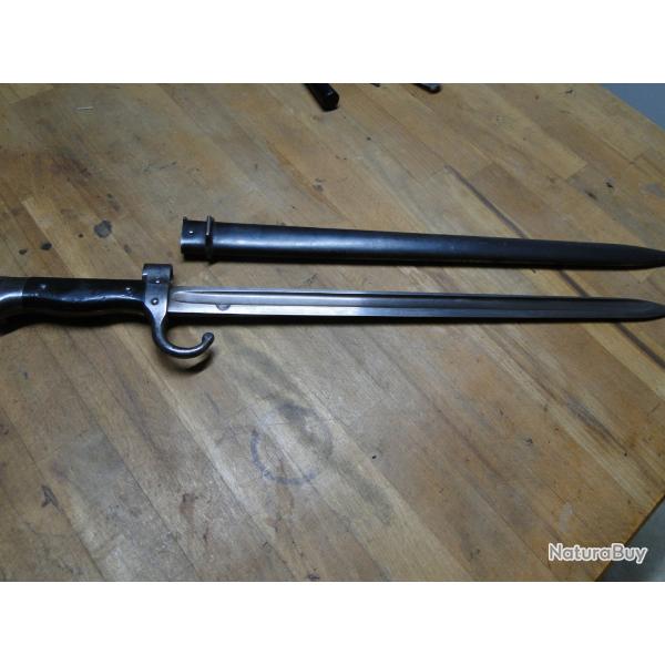 baionnette mousqueton 92 avec fourreau au N�