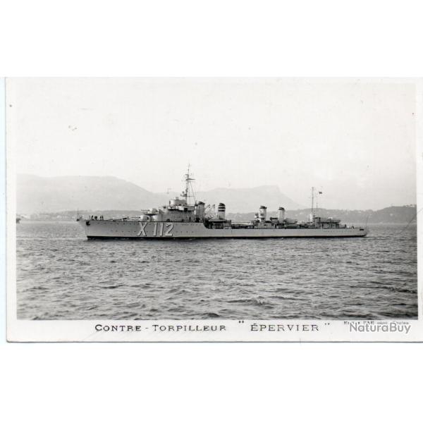 CPA - Marine de Guerre  - CONTRE  TORPILLEUR  " �PERVIER  " N�1435