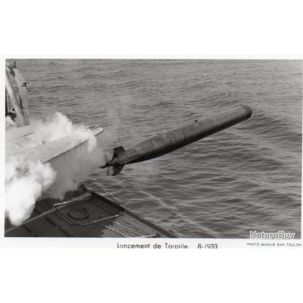 CPA - Marine de Guerre  - Lancement de Torpille  8-1933 N�1438