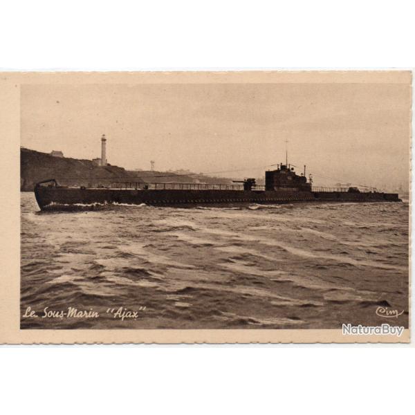 CPA - Marine de Guerre  - SOUS-MARIN " Ajax"  N�1444