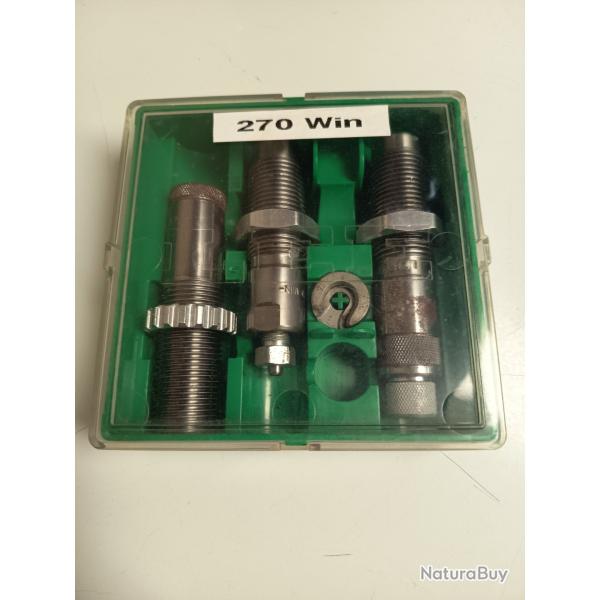 Outils rechargement calibre 270 win