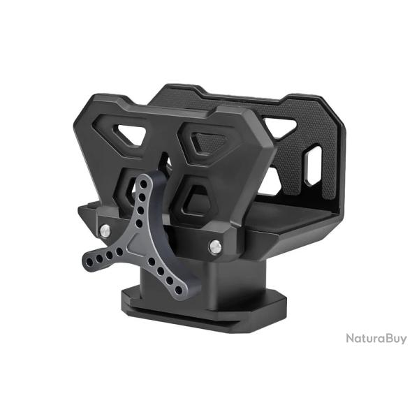 Adaptateur - Pince pour support d'arme sur tr�pied en aluminium T6063 (35 � 70 mm)