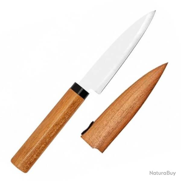 Couteau Kai � fruits manche cerisier DG.3002