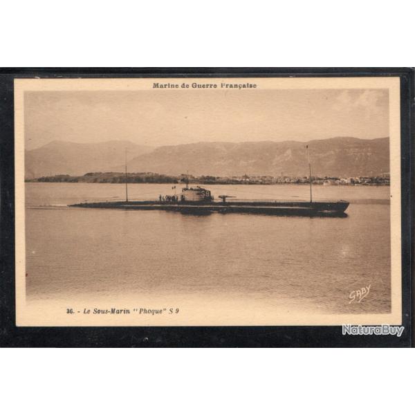 CPA - Marine de Guerre  - SOUS-MARIN " Phoque "  N�1446