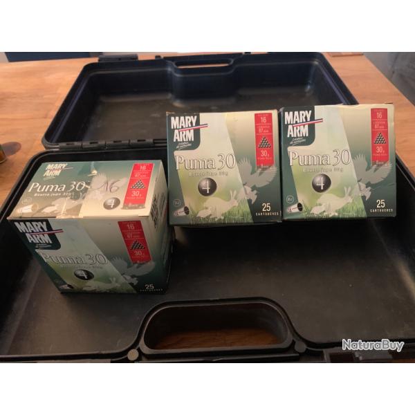 Cartouche n 4 puma 30 Calibre 16