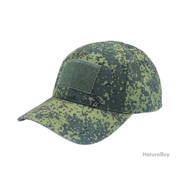 Casquette Pixel Vert velcro en faade
