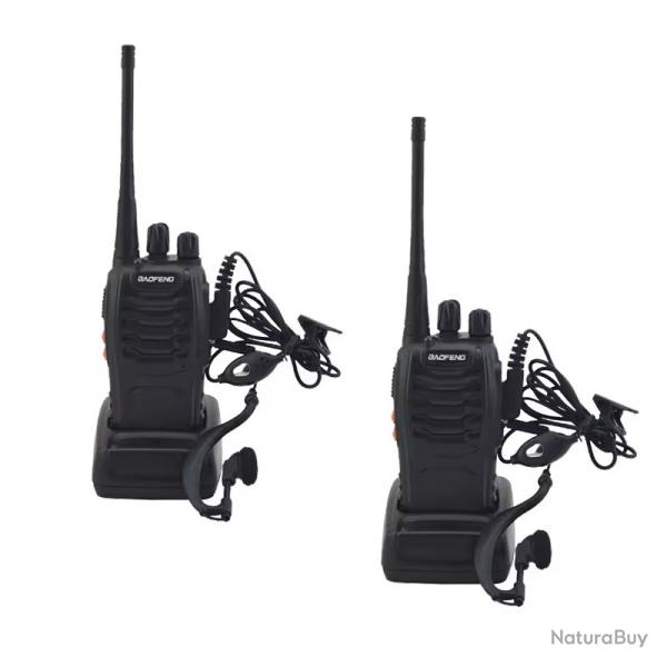 Talkie Walkie (X2) Baofeng BF-888S (compatible Chirp)