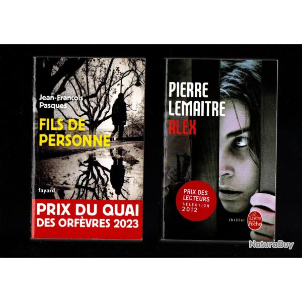 policiers , thriller lot de 7 livres �tat neuf
