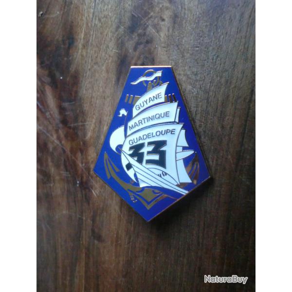 insigne 33eme rgiment colonial d infanterie marine