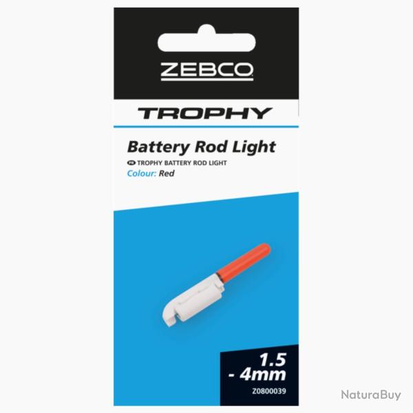 ZEBCO TROPHY BATTERY ROD LIGHT ZEBCO Rouge
