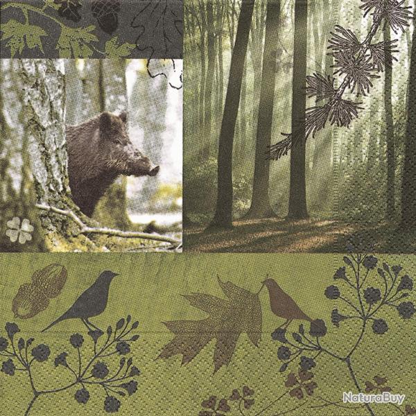 Serviettes de table en papier