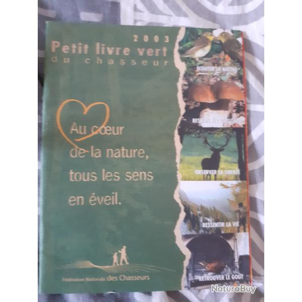 Petit livre vert du chasseur  2003
