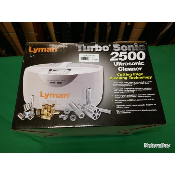LYMAN TURBO SONIC 2500 ULTRASONIC CLEANER