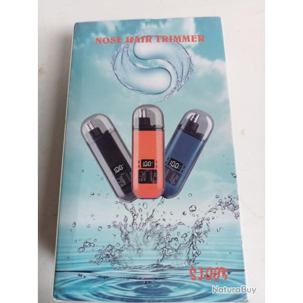 Tondeuse lectrique Portable 2 en 1 pour hommes, tondeuse pour oreilles et nez, professionnelle, ind