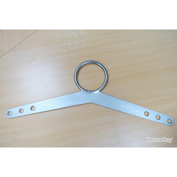 cintre de suspension, tinet de depe�age en inox sp�cial gros gibier, sanglier, chevreuil etc.