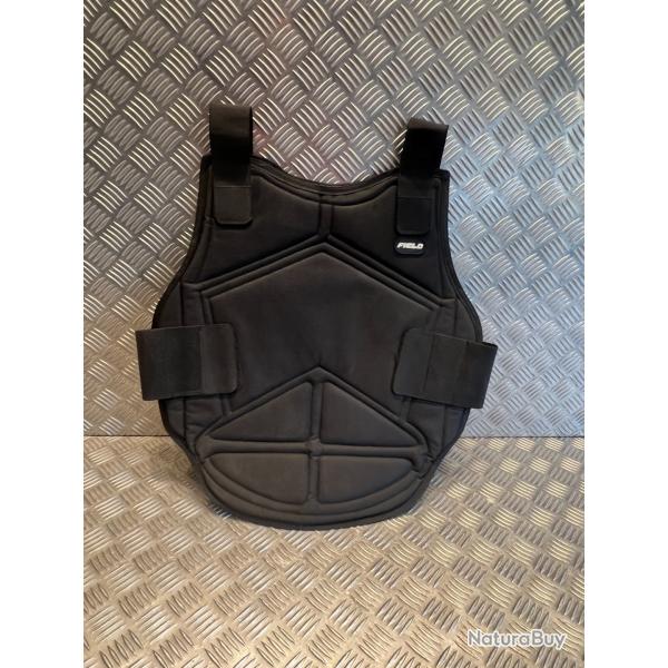 plastron field protection adulte paintball noir neuf