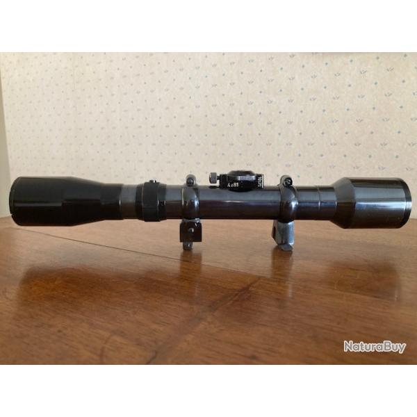 Lunete Allemande R�DIGER  HILDESHEIM  4 x 81 en acier avec montage a crochets amovible , d�rivable .