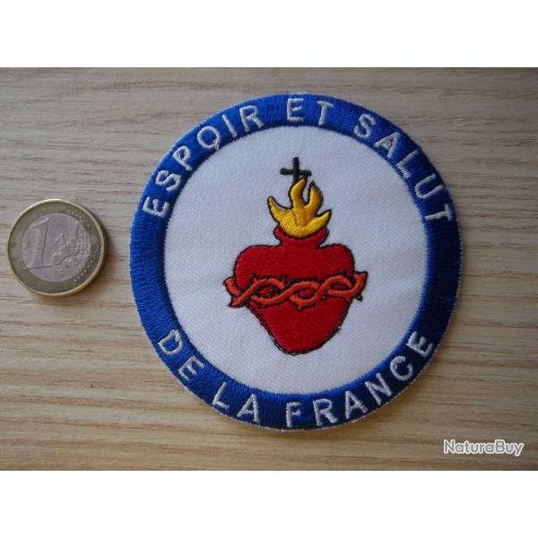 cusson catholique scout sacr coeur France patriotique insigne collection